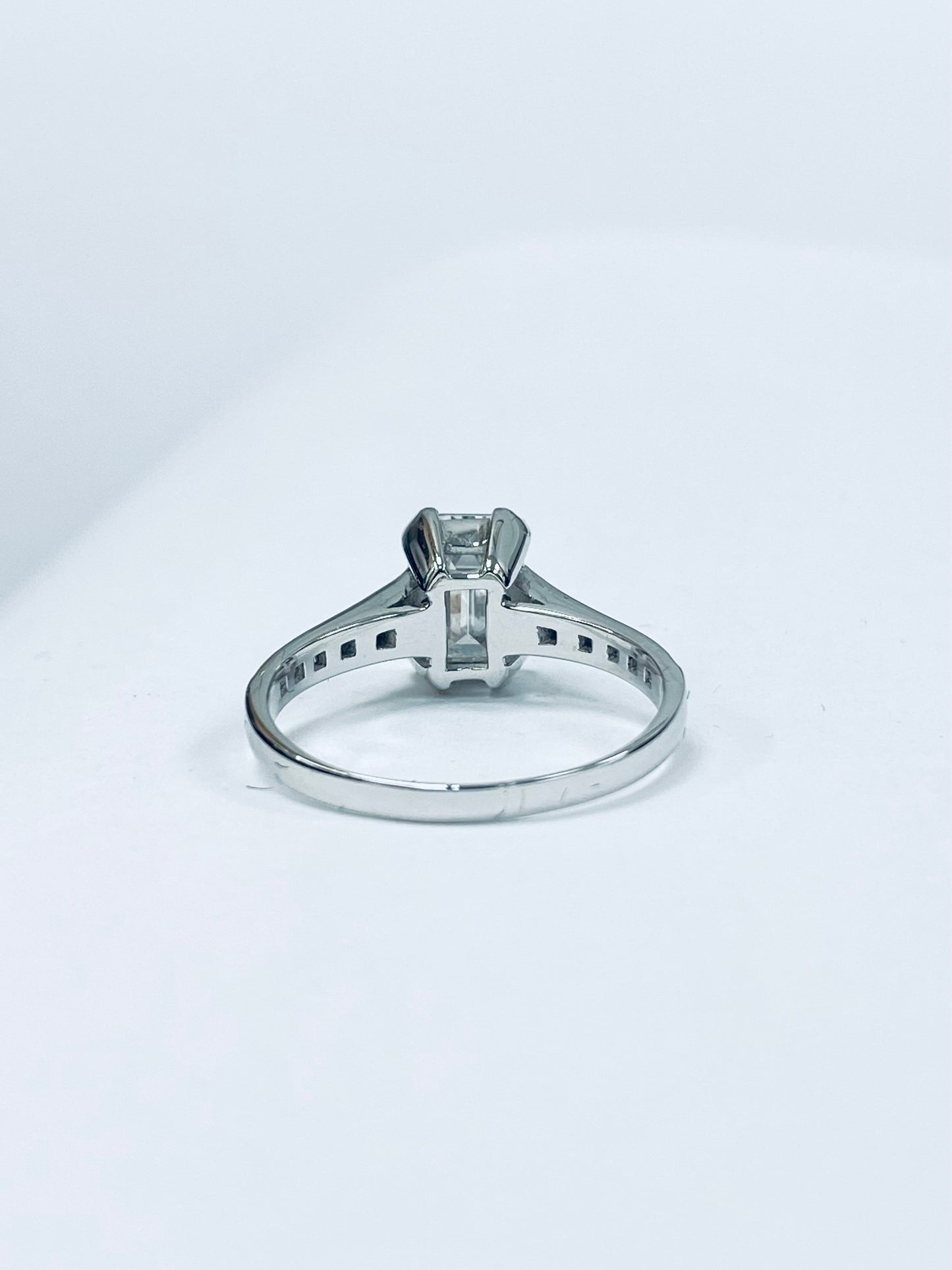 1.67 Ct Emerald Cut Diamond Ring