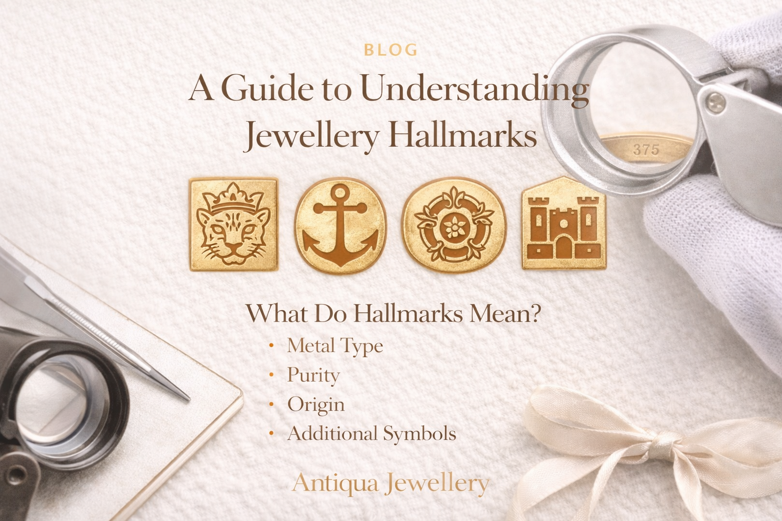 Antique Jewellery Hallmarks: Your Simple Guide to UK Marks & Symbols ...