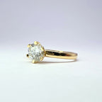 Solitaire Diamond Ring | 0.68ct Round Brilliant Cut in 18ct Yellow Gold