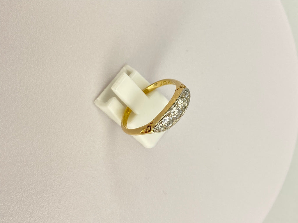 Five Stone Diamond Ring | 0.40ct Diamond | 18ct Yellow Gold