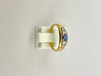 Victorian Sapphire & Diamond Band Ring | 18ct Yellow Gold
