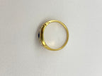 Victorian Sapphire & Diamond Band Ring | 18ct Yellow Gold