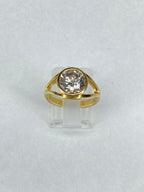2.53ct Diamond Eye Engagement Ring – 18K Yellow Gold Hallmarked