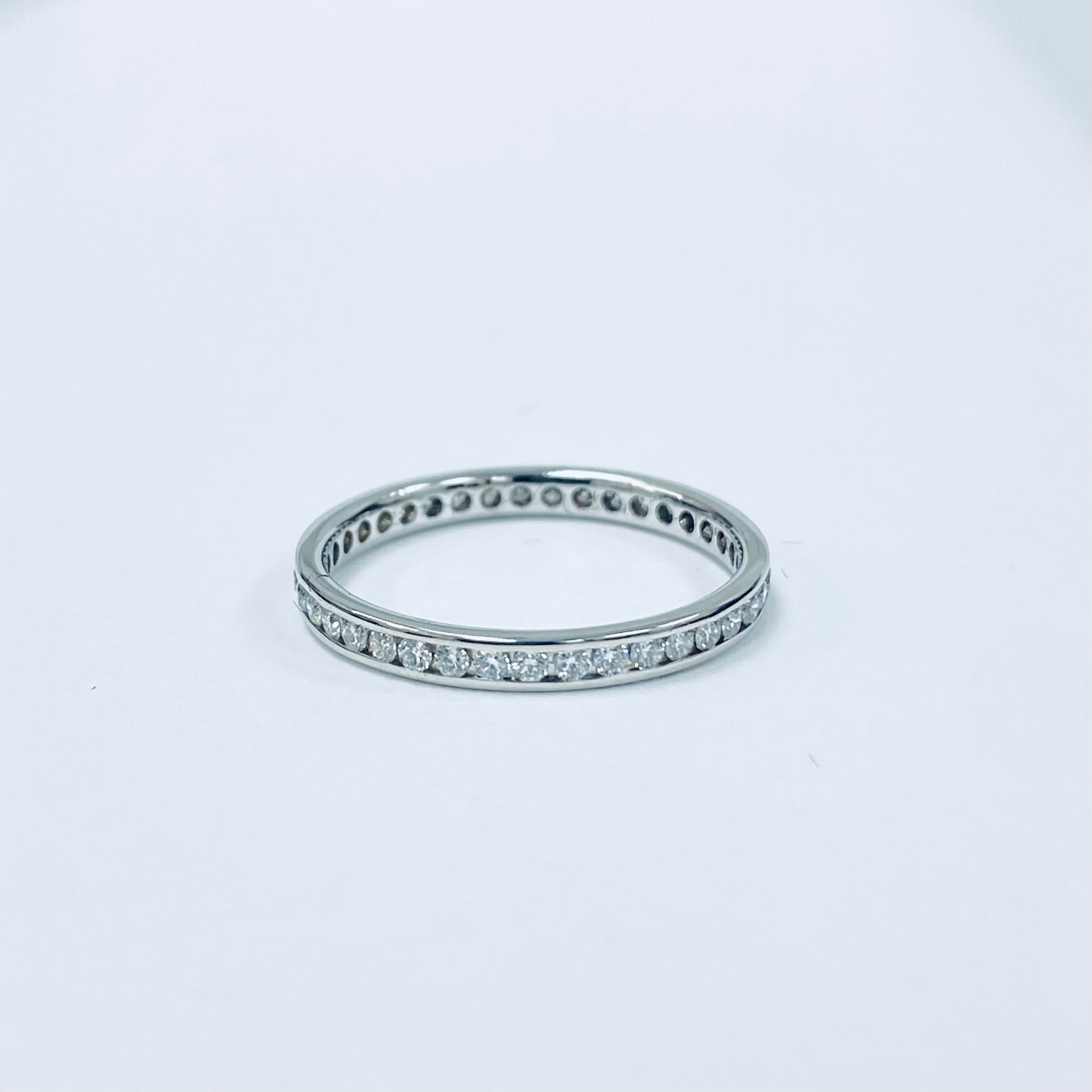 0.40ct Diamond Full Eternity Ring | Channel Set | 18K White Gold