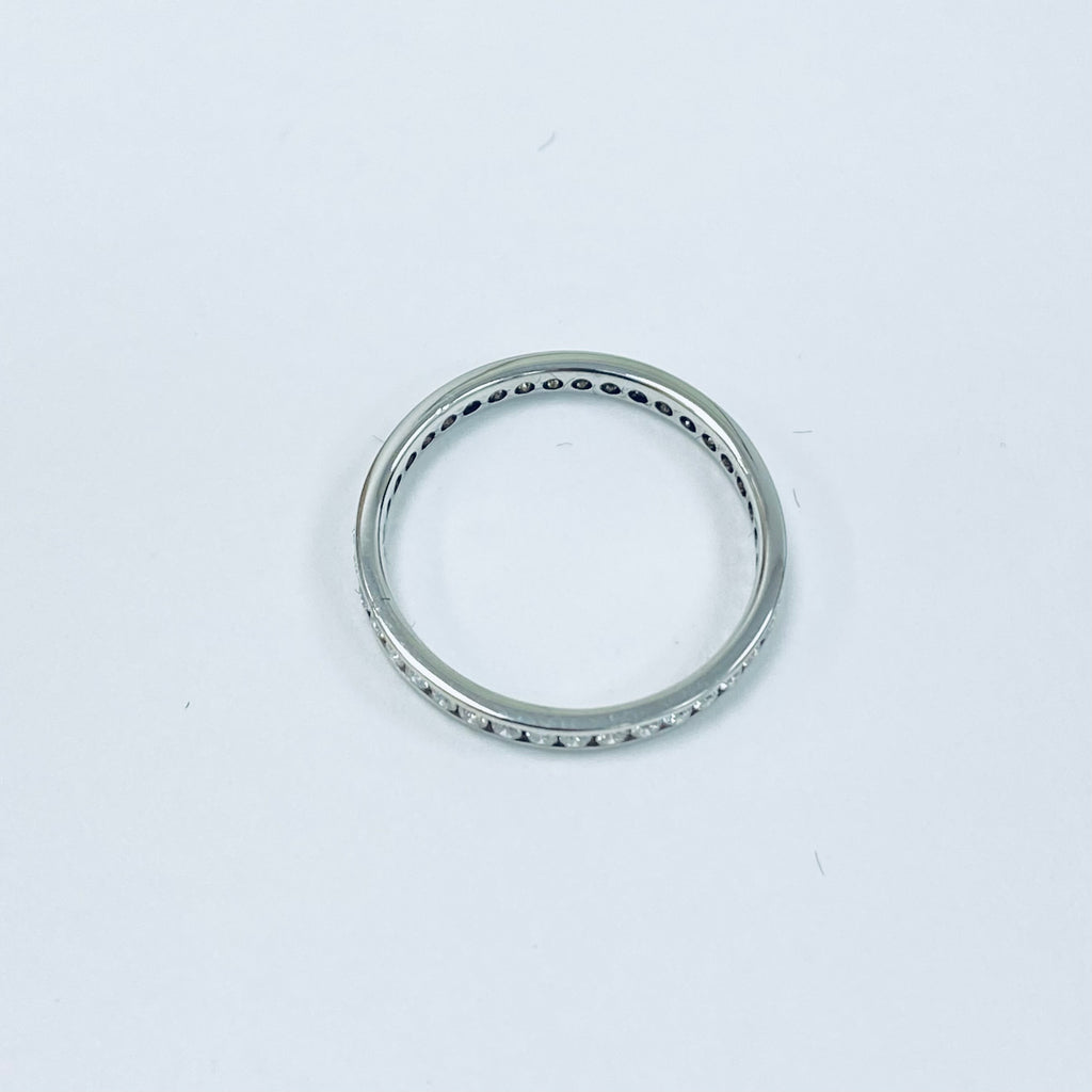 0.40ct Diamond Full Eternity Ring | Channel Set | 18K White Gold