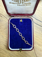18ct Rose Gold Diamond Link Bracelet Approx. 0.48ct G-H VS-SI 19cm