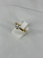Solitaire Diamond Ring | 0.68ct Round Brilliant Cut in 18ct Yellow Gold