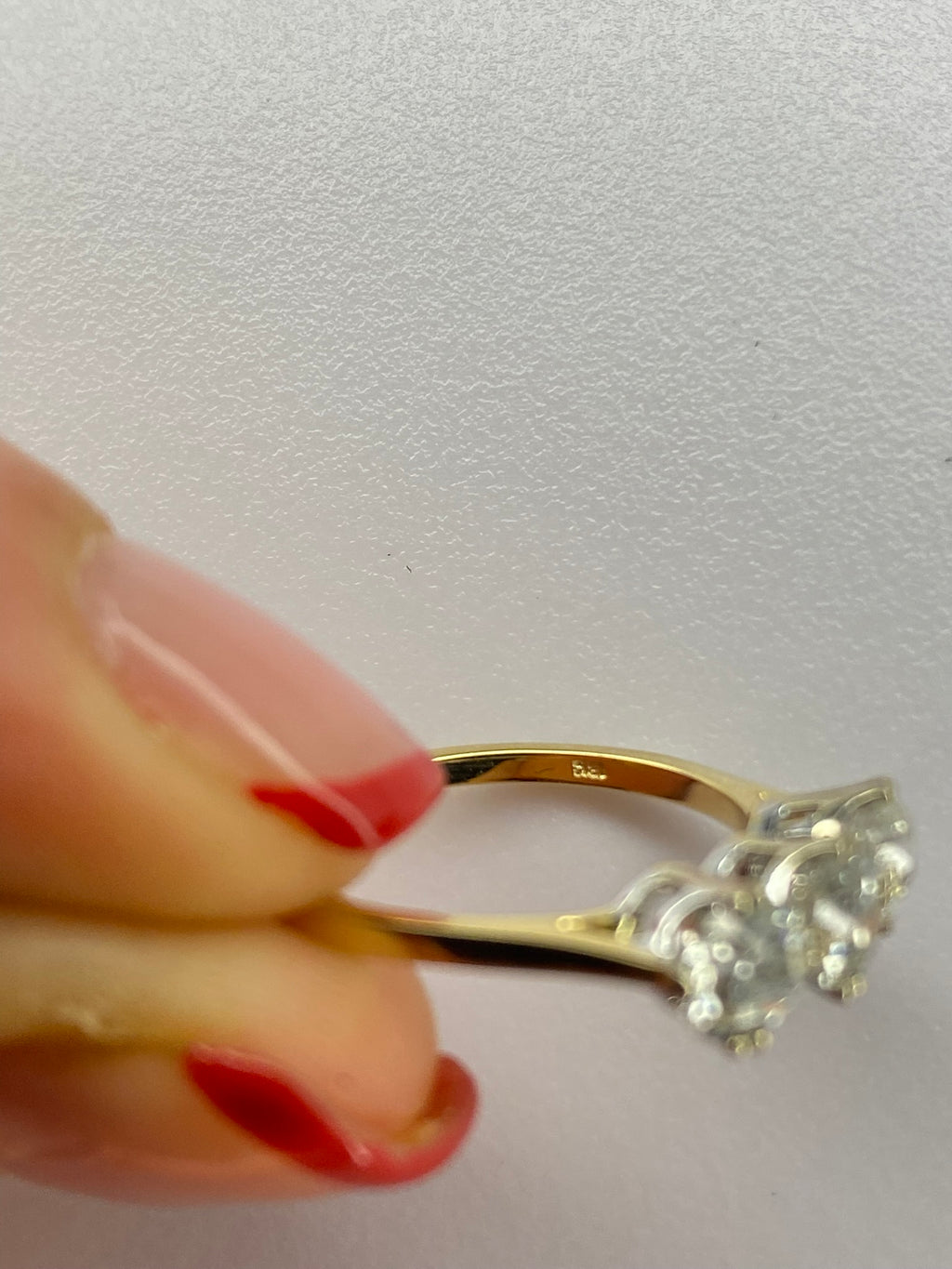 Old Mine Cut Diamond Three Stone Ring | 1.50ct Total | 18K Yellow Gold