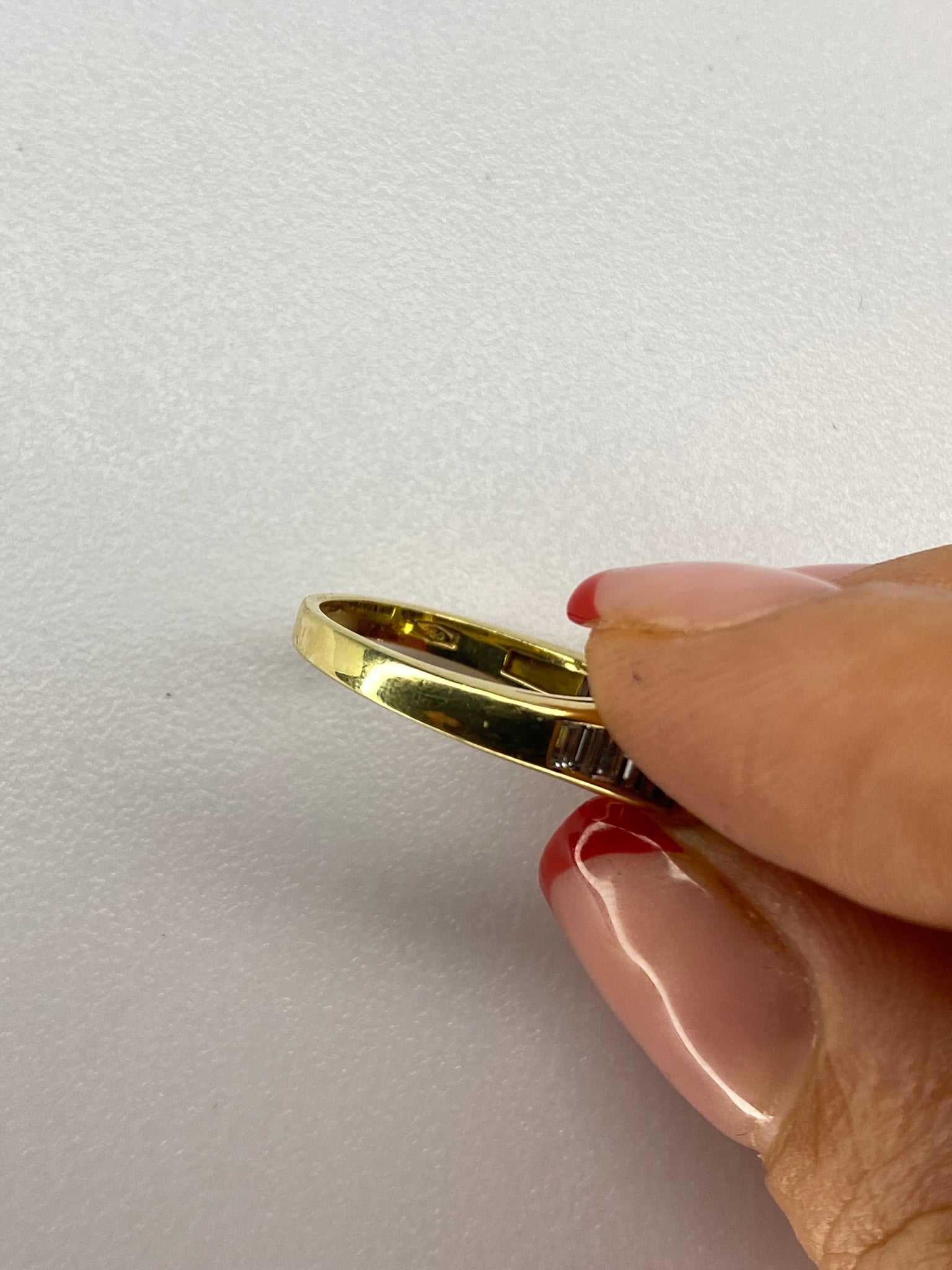 Vintage 1970s Ruby & Diamond 18ct Gold Ring