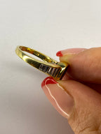 Vintage 1970s Ruby & Diamond 18ct Gold Ring