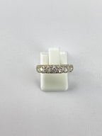0.50ct Seven Stone Diamond Ring – 18K Yellow Gold, Birmingham Hallmarked, Size O