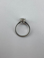 1ct Diamond Solitaire Engagement Ring Platinum – Certified Round Brilliant Classic Solitaire Ring