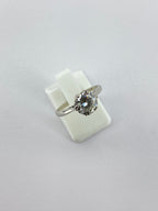1.40ct Old European Cut Diamond Solitaire Engagement Ring Platinum G–H SI1