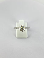 1.28ct Diamond Solitaire Engagement Ring in 18ct Gold – Certified L VS Diamond