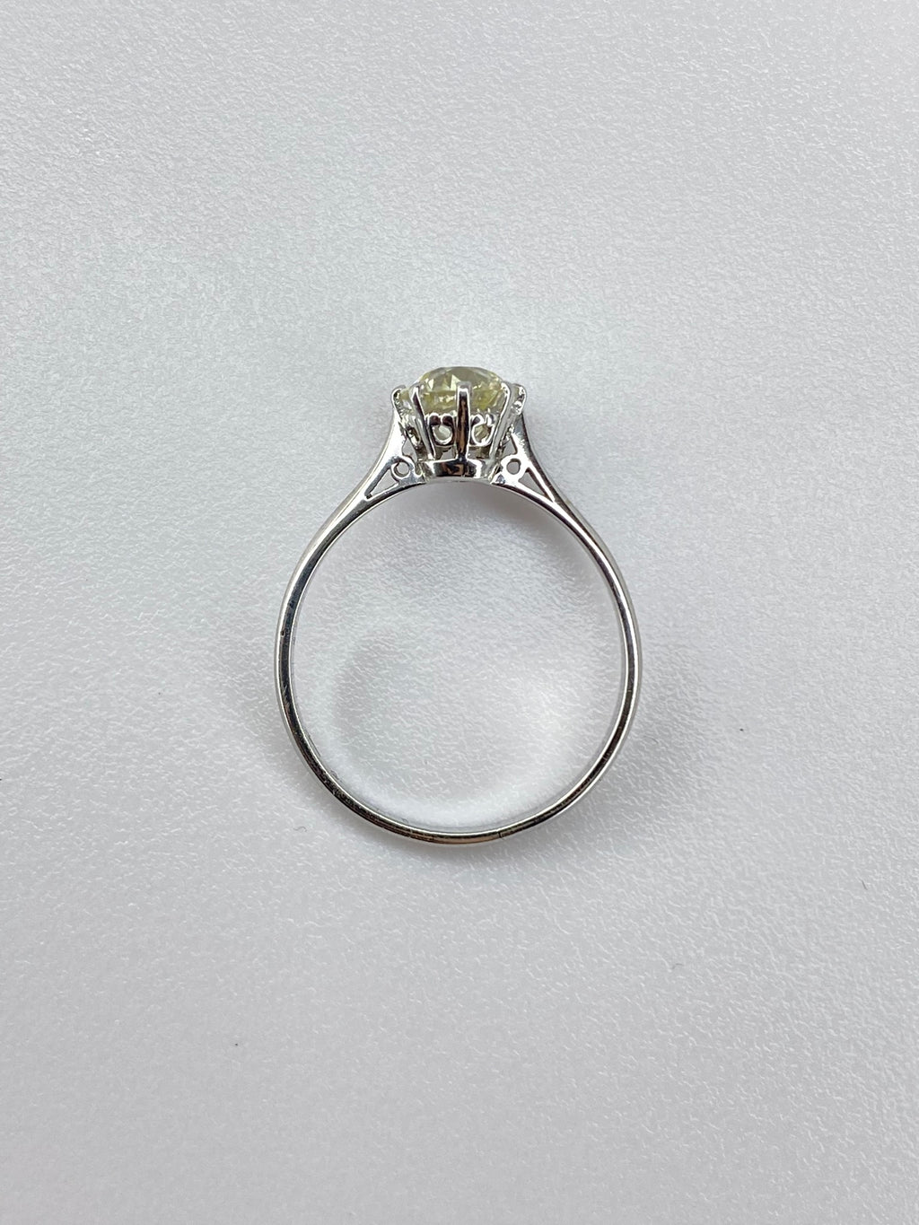 1.28ct Diamond Solitaire Engagement Ring in 18ct Gold – Certified L VS Diamond