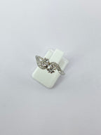 Antique Moi et Toi Diamond Ring | 0.80ct Old Mine Cut Platinum