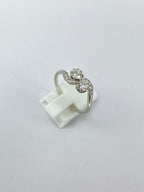 Antique Moi et Toi Diamond Ring | 0.80ct Old Mine Cut Platinum