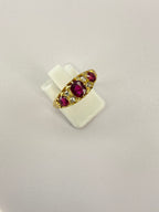 Victorian Ruby & Diamond Ring | 1.00ct Ruby | 18ct Yellow Gold