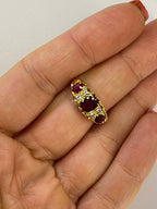 Victorian Ruby & Diamond Ring | 1.00ct Ruby | 18ct Yellow Gold