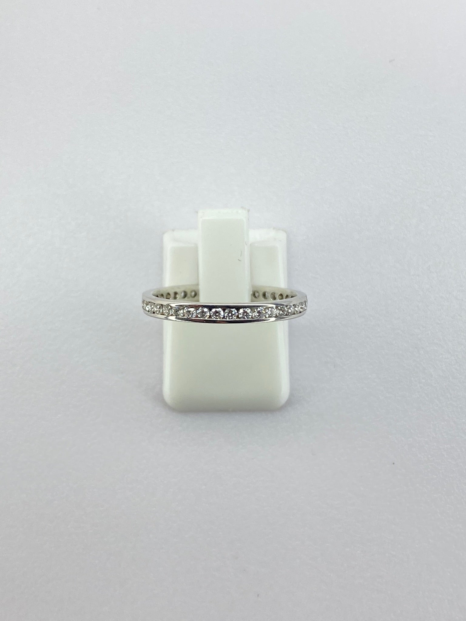 0.40ct Diamond Full Eternity Ring | Channel Set | 18K White Gold