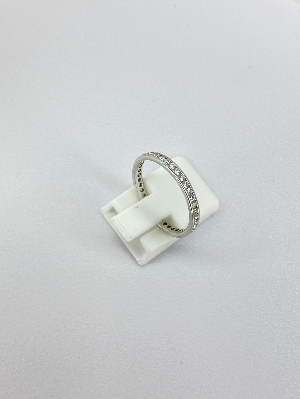 0.40ct Diamond Full Eternity Ring | Channel Set | 18K White Gold