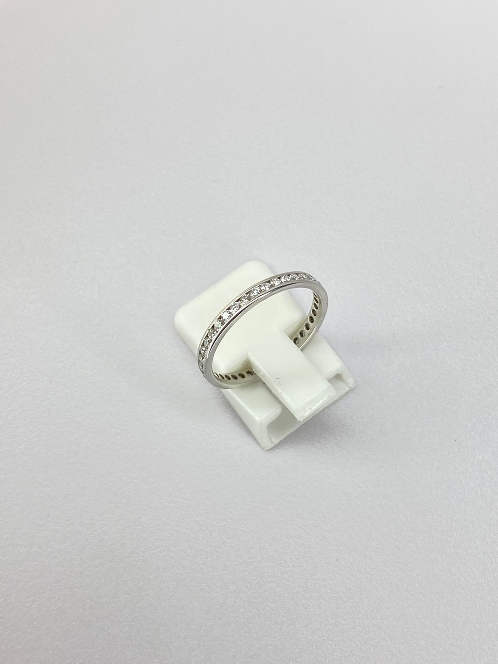 0.40ct Diamond Full Eternity Ring | Channel Set | 18K White Gold