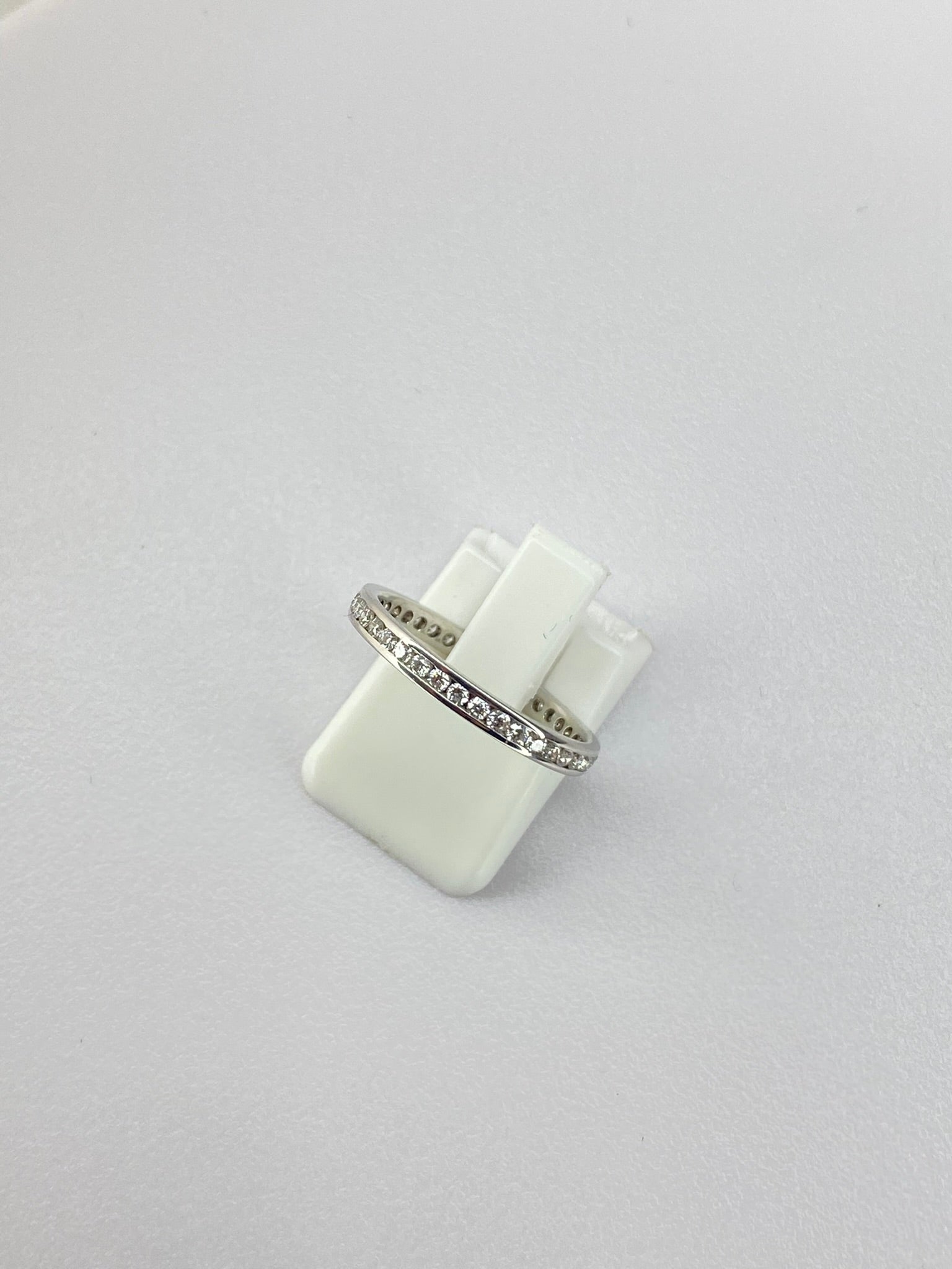 0.40ct Diamond Full Eternity Ring | Channel Set | 18K White Gold