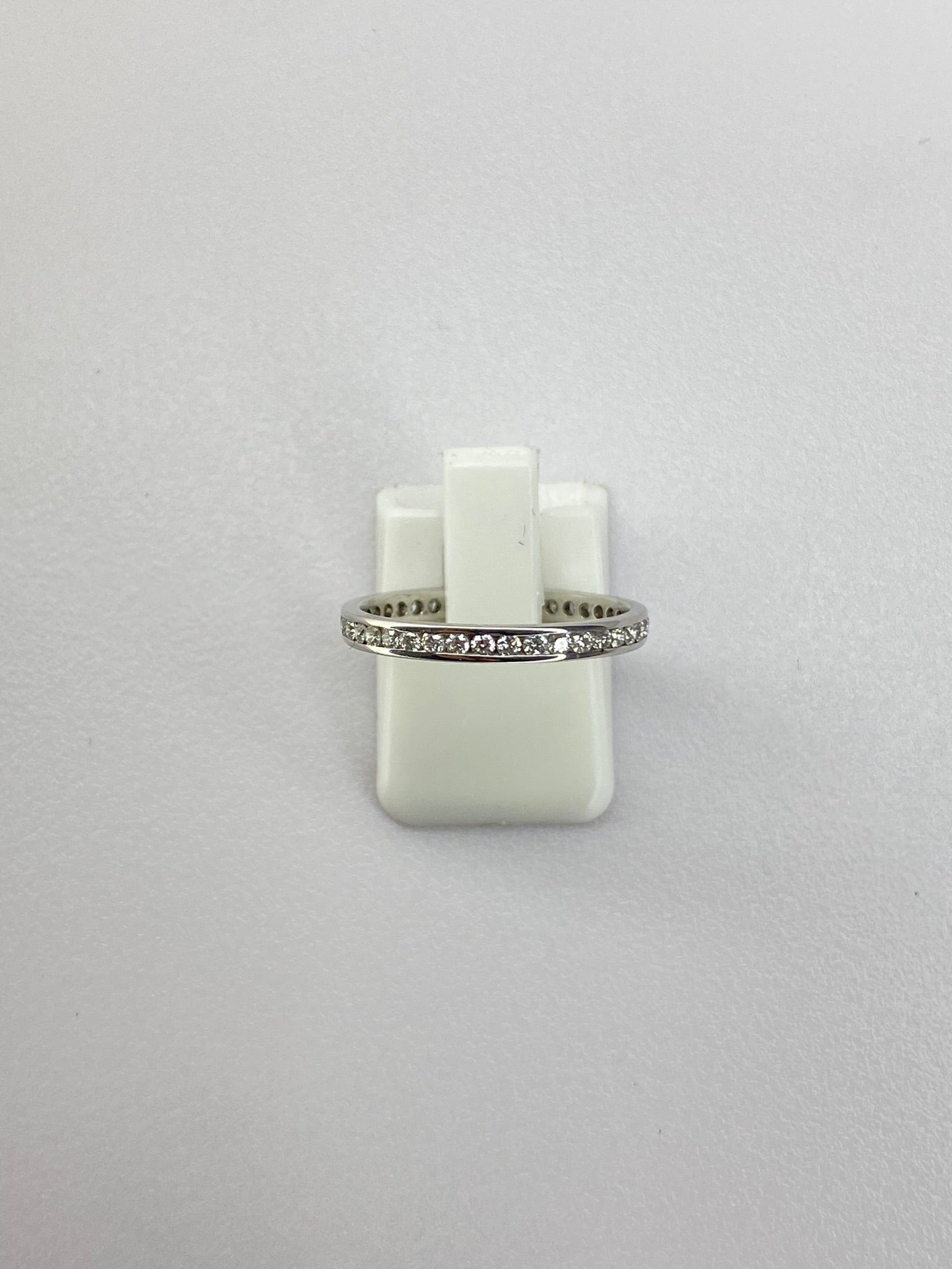 0.40ct Diamond Full Eternity Ring | Channel Set | 18K White Gold