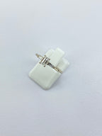 0.45ct Emerald Cut Diamond Three Stone Ring – 18KT Gold