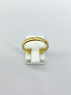 18K Yellow Gold Wedding Band | Classic Polished Gold Ring