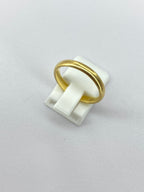 18K Yellow Gold Wedding Band | Classic Polished Gold Ring