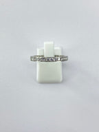 1.00ct Diamond Full Eternity Ring in Platinum – Round & Princess Cut, Size P