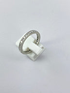 1.00ct Diamond Full Eternity Ring in Platinum – Round & Princess Cut, Size P