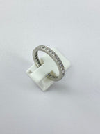 1.00ct Diamond Full Eternity Ring in Platinum – Round & Princess Cut, Size P