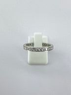 1.00ct Diamond Full Eternity Ring in Platinum – Round & Princess Cut, Size P
