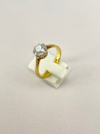 1.40ct Diamond Solitaire Engagement Ring F–G SI3 Platinum & 18ct Gold