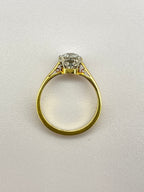 1.40ct Diamond Solitaire Engagement Ring F–G SI3 Platinum & 18ct Gold