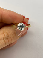 1.40ct Diamond Solitaire Engagement Ring F–G SI3 Platinum & 18ct Gold