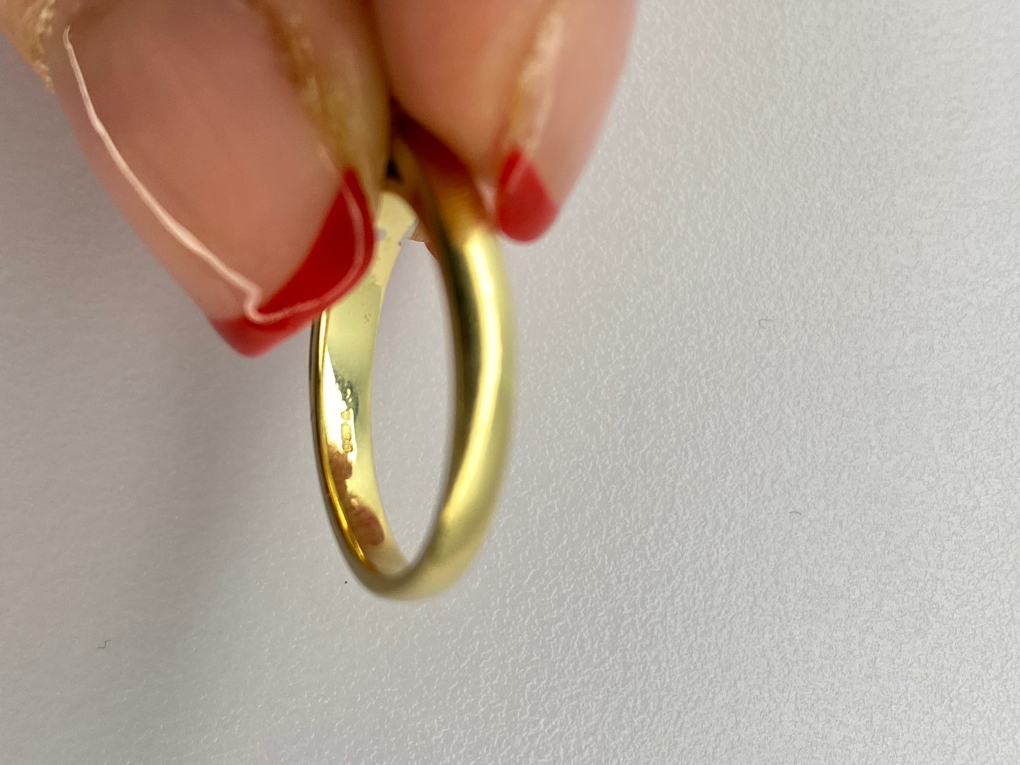 0.50ct Diamond Three Stone Bar Set Ring – 18K Yellow & White Gold – G-H VS/SI – Size K 1/2
