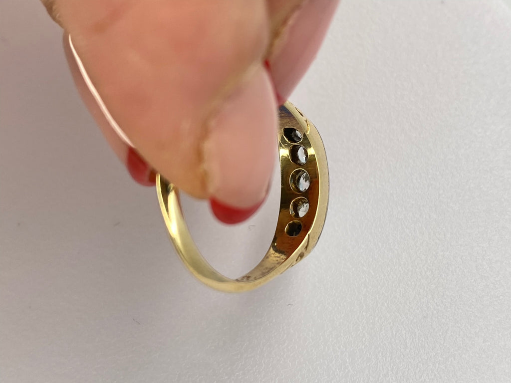 Five Stone Diamond Ring | 0.40ct Diamond | 18ct Yellow Gold